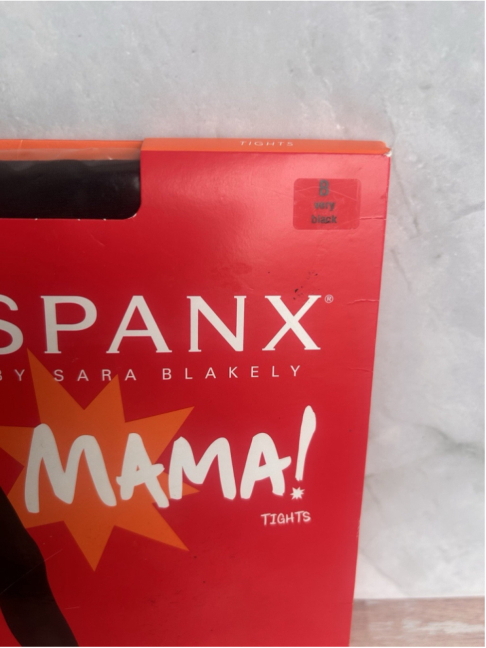Spanx Mama Tights Opaque Smoothing And Support Very Black Size B Maternity - Picture 2 of 4